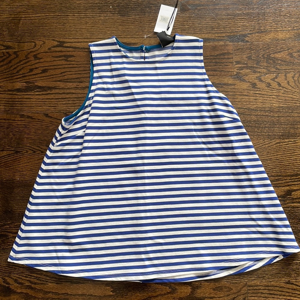 Bobeau peplum tank